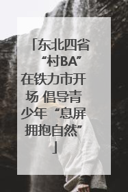 东北四省“村BA”在铁力市开场 倡导青少年“息屏拥抱自然”
